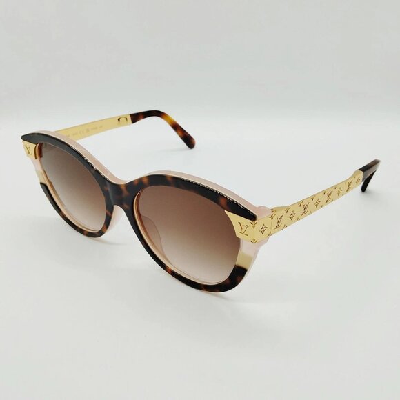 Authentic Louis Vuitton Sunglasses Z1858E Women's Browns mn390-111725 - Picture 1 of 11